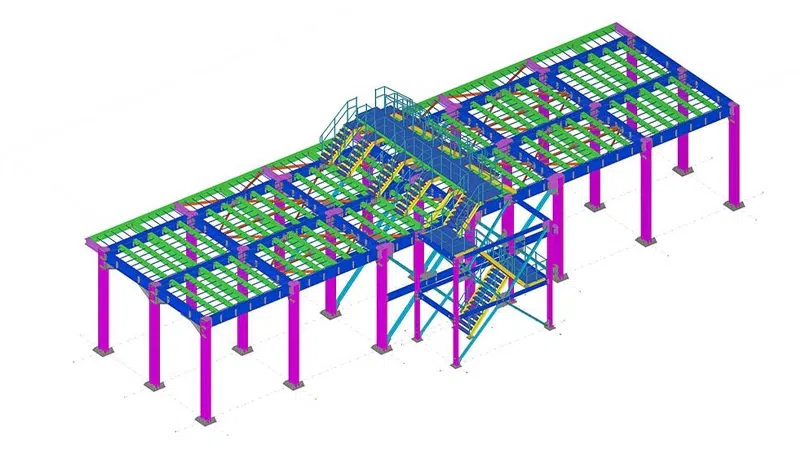 طراحی سازه pip rack 